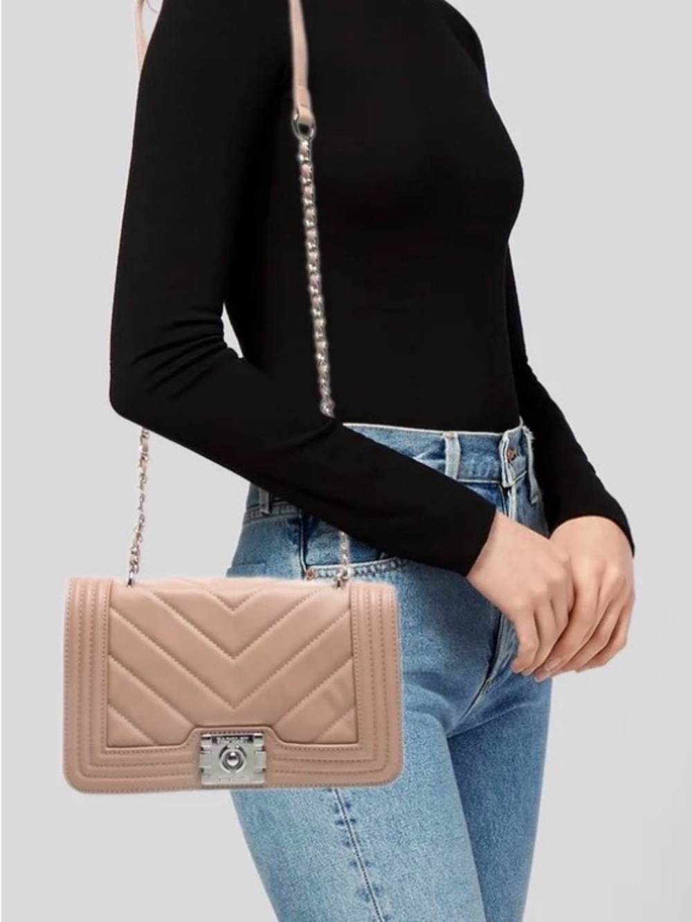 Badgley Mischka Blush Pink Bag
